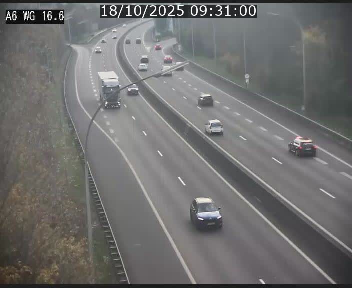 Traffic live webcam Luxembourg Aire de Capellen - A6 - BK 16.6 - direction Luxembourg/France/Allemagne