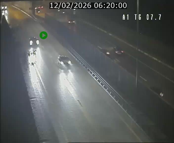 Traffic live webcam Luxembourg Kirchberg - A1 direction Luxembourg-ville - BK 7.7