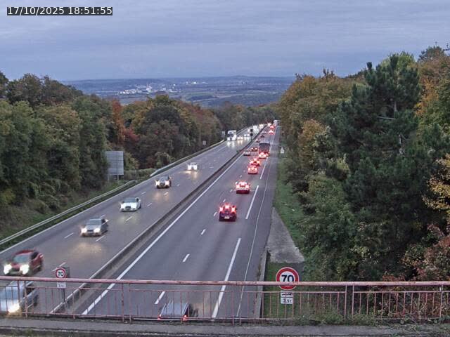 Caméra autoroute France - A33, Houdemont direction Lunéville