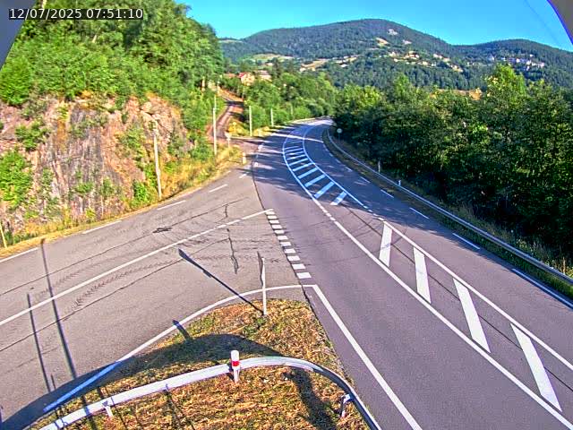 Caméra autoroute France - N66, col du Bussang direction Remiremont