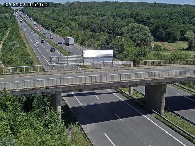 Caméra autoroute France - A31, Zoufftgen direction Luxembourg-ville, à la frontière entre la France et le Luxembourg