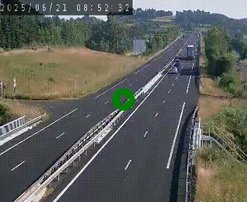 Caméra autoroutière France - A75, Coren, en direction de Montpellier