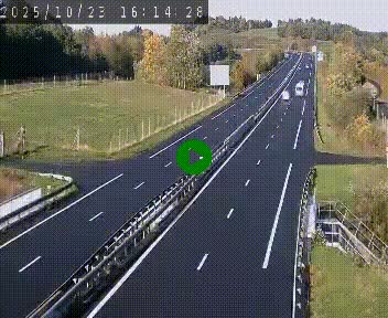 Caméra autoroutière France - A75, Coren, en direction de Montpellier