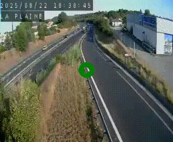 Caméra routière France - N109, Juvignac - La plaine, en direction de Clermont l'Hérault, à la sortie de Montpellier