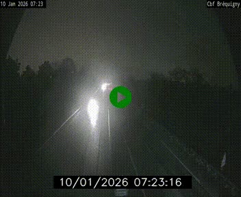 Webcam sur le périphérique de Rennes (N136) à hauteur du quartier Bréquigny, au sud de la ville