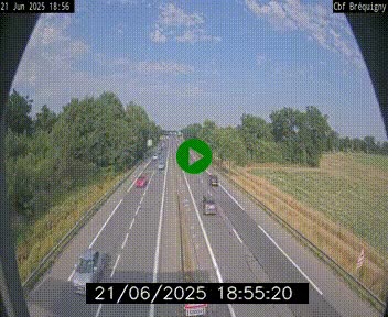 Webcam sur le périphérique de Rennes (N136) à hauteur du quartier Bréquigny, au sud de la ville