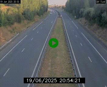 Webcam sur le périphérique de Rennes (N136) à hauteur de Tizé, à l'est de la ville