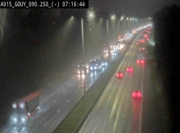 Webcam autoroute Belgique - Gouy-lez-piéton - E42 - BK 90.3