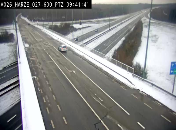 Caméra autoroute Belgique - Sougné-Remouchamps,E25 direction Luxembourg