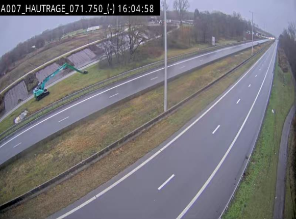 Webcam autoroute Belgique - Hautrage - E19 - BK 71.7
