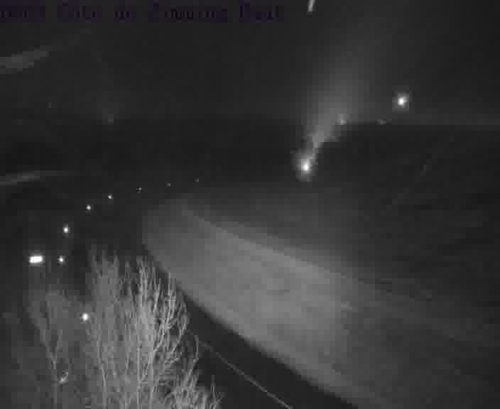 Webcam sur la D603 située en haut de la Côte de Zimming. Vue orientée vers Saint-Avold.