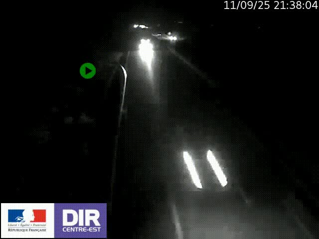 Webcam sur le contournement de Valence, sur la Nationale 7, à la jonction avec la N532, caméra orientée vers Grenoble