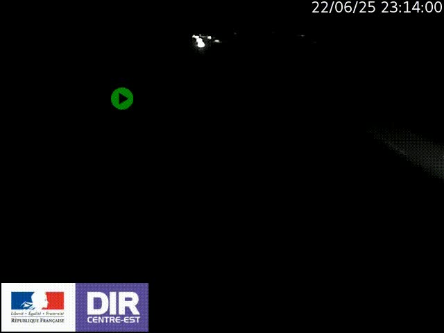 Webcam sur le contournement de Valence, sur la Nationale 7, à la jonction avec la N532, caméra orientée vers Grenoble