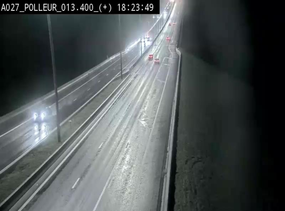 Webcam sur l'A27/E42 à hauteur du Viaduc de Polleur, juste après l'aire de Polleur