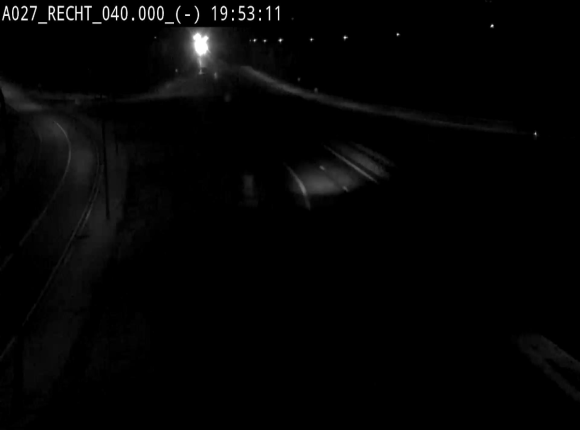 Webcam A27/E42 à hauteur de la sortie 13 Recht à proximité de Malmedy. Vue orientée vers Malmedy et Liège