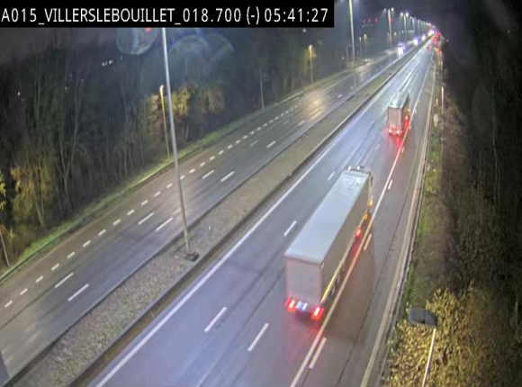 Webcam autoroute Belgique - Villers-le-Bouillet - E42 direction Liège - BK 18.7