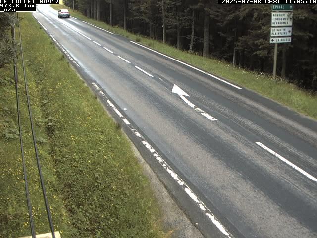 Caméra du Collet sur la route de Colmar (D417)