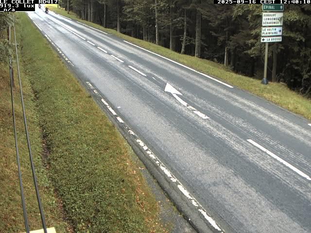 Caméra du Collet sur la route de Colmar (D417)