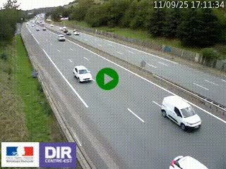 Webcam routière à Saint-Etienne-Terrenoire sur la RN88 avant la jonction entre l'A72 et le Boulevard Périphérique de Saint-Etienne