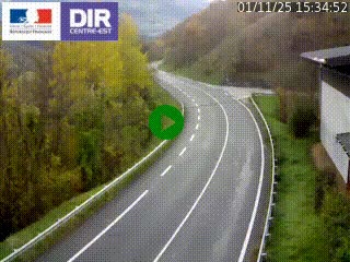Caméra trafic sur la N90 à Bourg-Saint-Maurice, en provenance d'Aoste et en direction d'Albertville