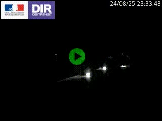 Caméra trafic à Meylan sur la Rocade-Sud de Grenoble en direction d'Aix-en-Provence