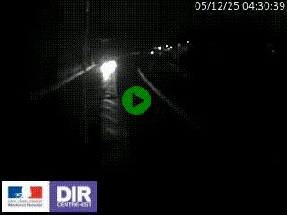 Caméra autoroute sur A6 - Valvert, près de Lyon, en direction de Paris, à hauteur de la sortie 36 Porte du Valvert