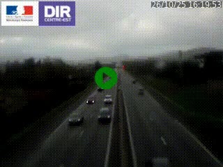Caméra autoroute à Saint-Etienne (Les Littes) à hauteur du Ikea Saint-Etienne sur l'A72 en direction de Roanne