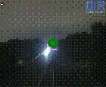 Webcam sur le périphérique de Caen (N814) à l'est de la ville, à Mondeville hauteur de la sortie 2, Presqu'île-Rives de l'Orne, au bout de l'autoroute A13