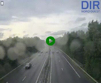 Webcam sur le périphérique de Caen (N814) à l'est de la ville, à Mondeville hauteur de la sortie 2, Presqu'île-Rives de l'Orne, au bout de l'autoroute A13
