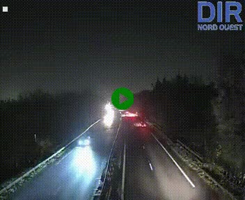 Webcam sur le périphérique de Caen (N814) à l'est de la ville, à Mondeville hauteur de la sortie 2, Presqu'île-Rives de l'Orne, au bout de l'autoroute A13