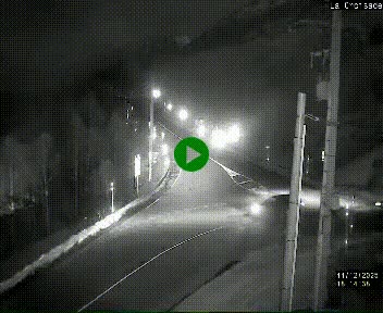 Webcam au carrefour de la croisade, à la jonction entre la N22 et la N320, avant le poste de douane franco-andorrane. Webcam à 1790 mètres d'altitude