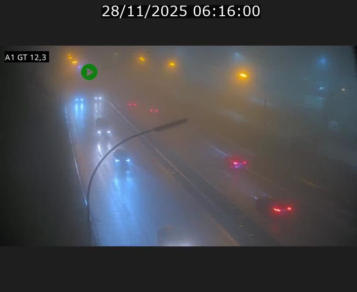 Traffic live webcam Luxembourg Senningerberg - A1 direction Allemagne - BK 12.3