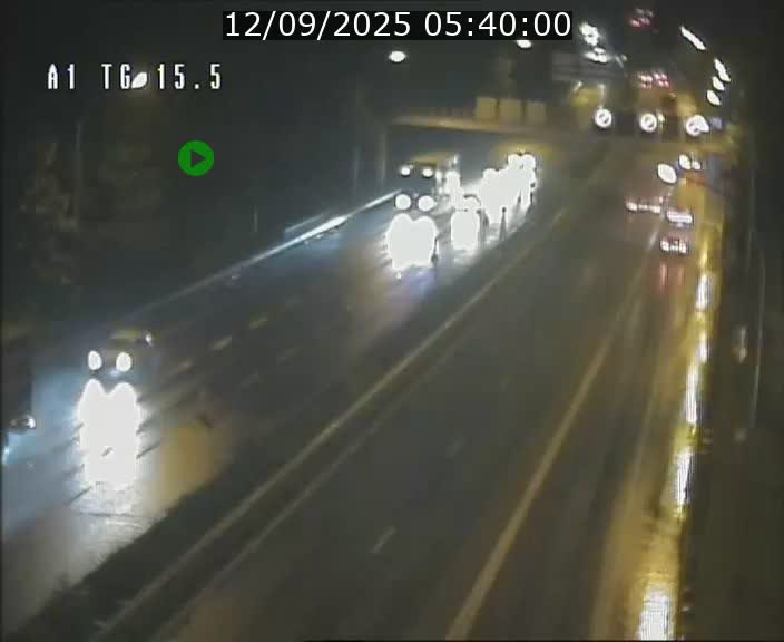 Traffic live webcam Luxembourg Munsbach - A1 direction Luxembourg - BK 15.5