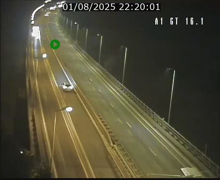 Traffic live webcam Luxembourg Niederanven - A1 direction Allemagne - BK 16.1