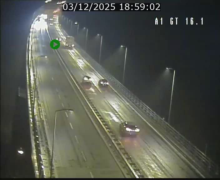 Traffic live webcam Luxembourg Niederanven - A1 direction Allemagne - BK 16.1