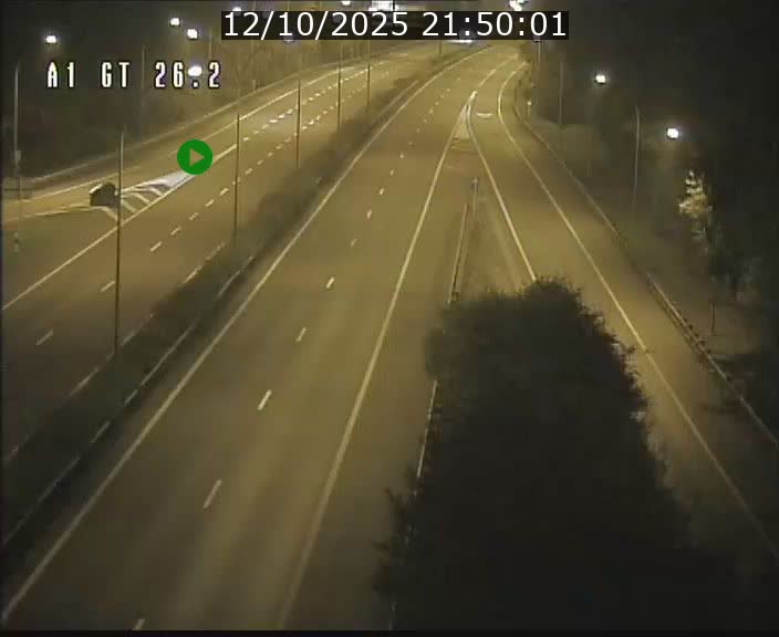 Traffic live webcam Luxembourg Grevenmacher - A1 direction Allemagne - BK 26.2