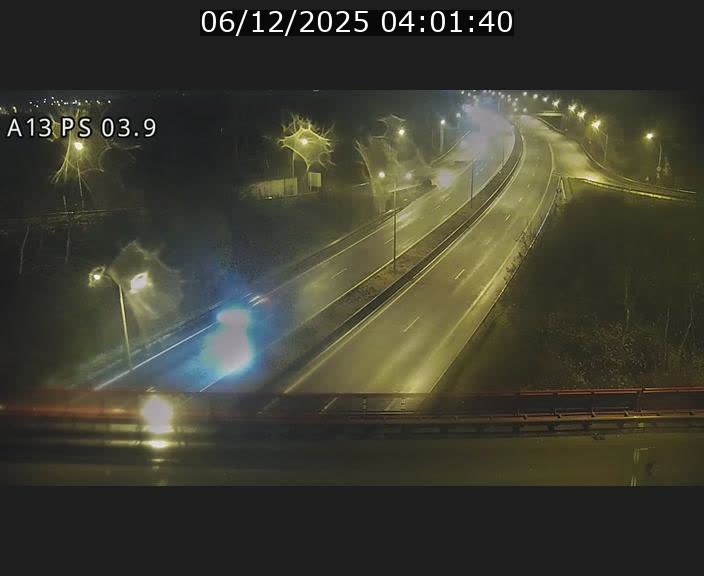 Traffic live webcam Luxembourg Differdange - A13 direction Esch-sur-Alzette - BK 3.9