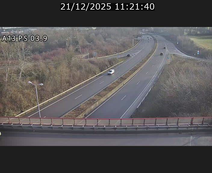 Traffic live webcam Luxembourg Ehlerange - A13 direction Esch-sur-Alzette - BK 6.8