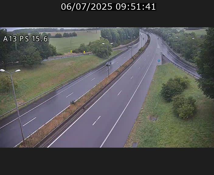 Traffic live webcam Luxembourg Kayl - A13 direction Dudelange - BK 15.6