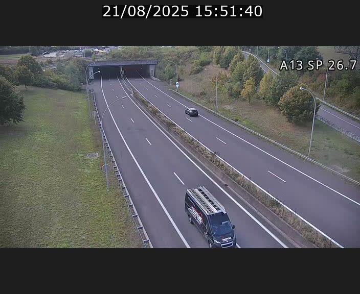 Traffic live webcam Luxembourg Frisange - A13 direction Luxembourg-ville - BK 26.7