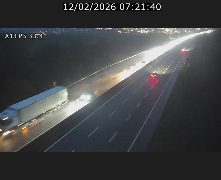 Webcam trafic sur A13 à hauteur de Mondorf-les-Bains en direction d'Altwies