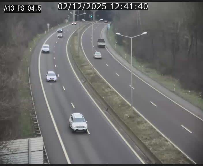 Traffic live webcam Luxembourg Differdange - A13 direction Esch-sur-Alzette - BK 4.5
