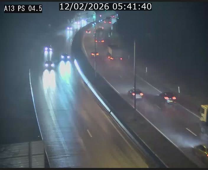 Traffic live webcam Luxembourg Differdange - A13 direction Esch-sur-Alzette - BK 4.5