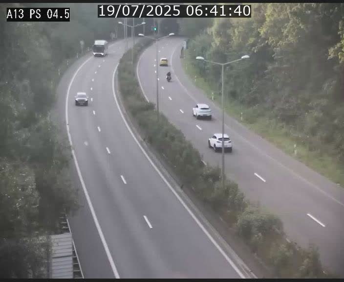 Traffic live webcam Luxembourg Differdange - A13 direction Esch-sur-Alzette - BK 4.5