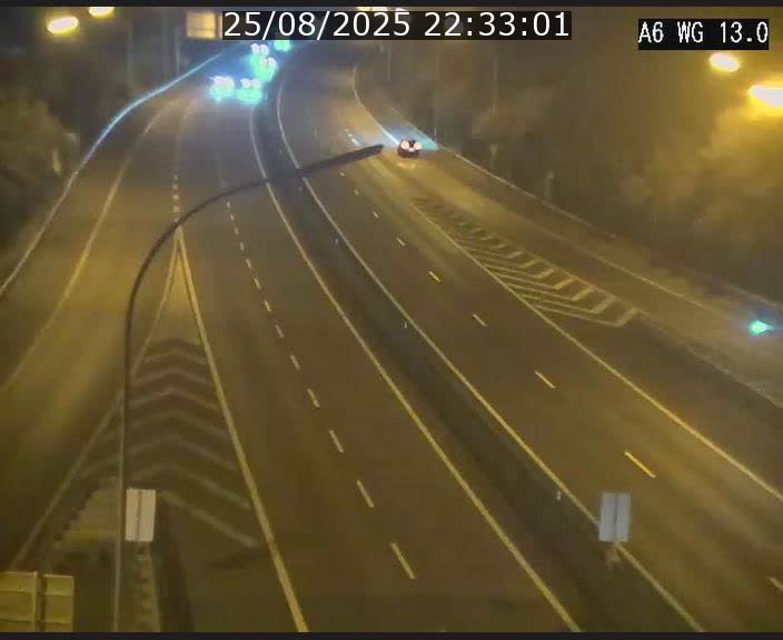 Traffic live webcam Luxembourg Mamer - A6 - BK 13 - direction Luxembourg/France/Allemagne