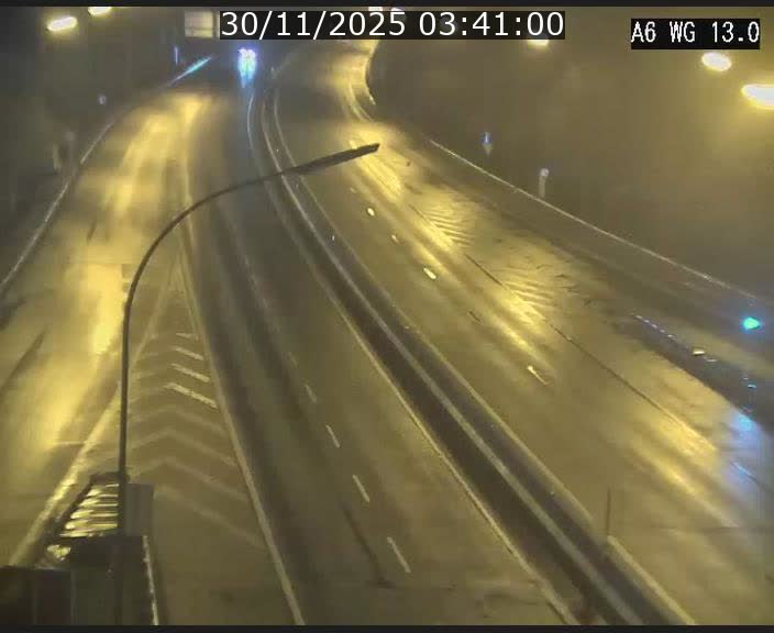 Traffic live webcam Luxembourg Mamer - A6 - BK 13 - direction Luxembourg/France/Allemagne