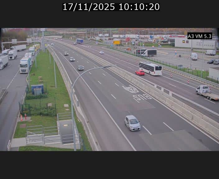 Traffic live webcam Luxembourg Aire de Berchem - A3 - BK 5 - direction France