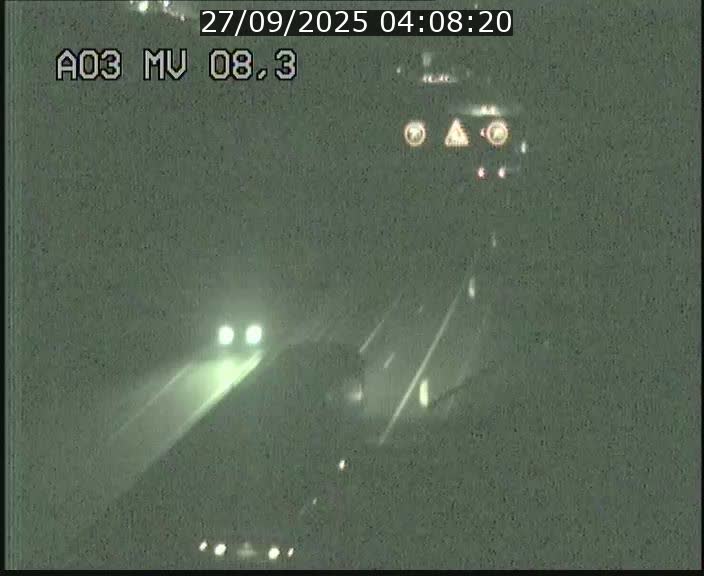 Webcam Autoroute après la Croix de Bettembourg en direction de Luxembourg sur l'A3