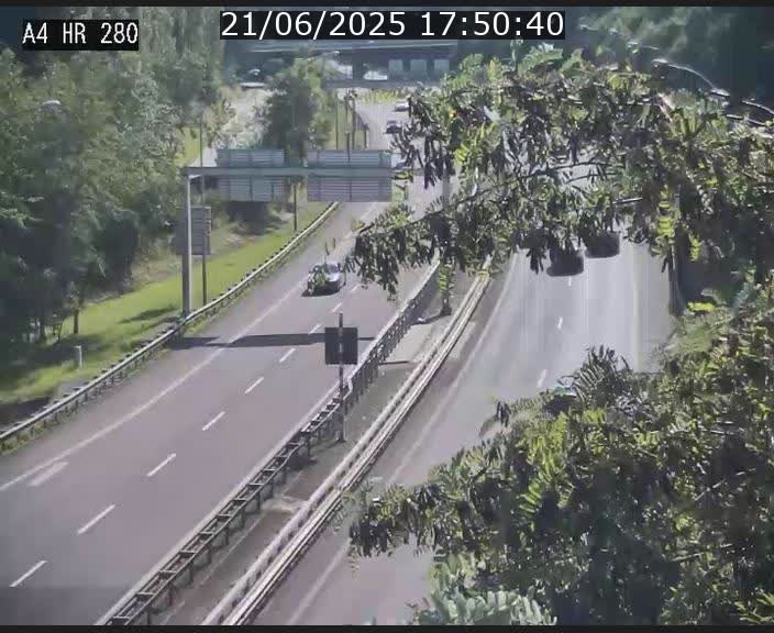 Webcam traffic A4 Luxembourg - BK 0.2 - P+R Bouillon (direction Luxembourg)