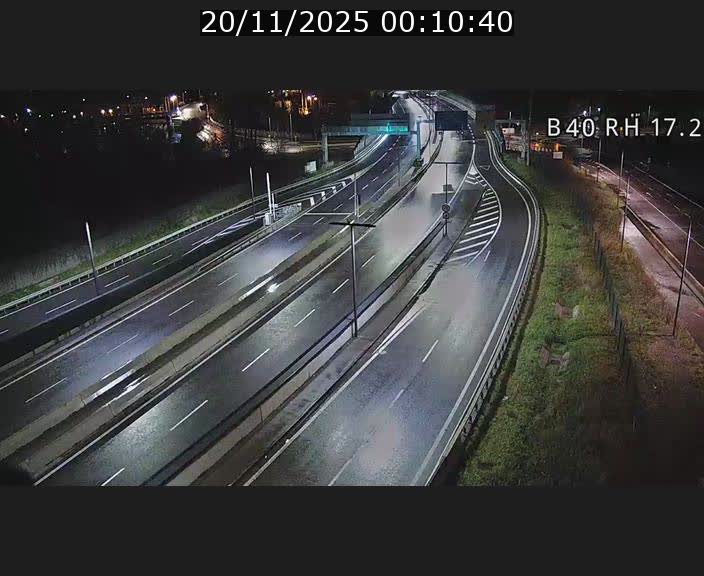 Webcam sur le contournement d'Esch Belval à hauteur de la sortie Université de Luxembourg. Vue orientée vers Luxembourg